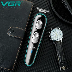 VGR V-055 Hot Selling Professional USB Charging Electric Hair Cutting Trimmer Barber Clippers For Men