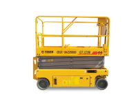 Plateforme élévatrice à ciseaux électrique autopropulsée mobile avec surface antidérapante pour la logistique, l'entrepôt, le levage, l'empilage et la manutention des marchandises