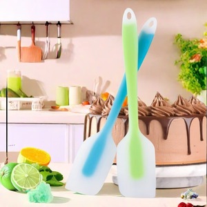 Silicone Spatula Set 6Pcs Semi Transparent Flexible Baking Tool For Cake Mixing And Butter Spreading Kitchen Utensils - Product Image 3