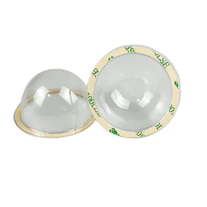 Custom Clear PET Transparent Plister box Plastic Round Blister with Adhesive