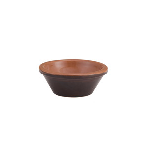 Vulcania Terracotta Pinzimonio Bowl 18 × 4 cm <b>Brown</b> Two-Tone - Product Image 1