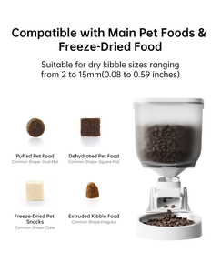Comedero Automático Inteligente para Mascotas de Acero Inoxidable de 4L/135oz con Dispensador de Alimentos Lento, Impermeable y Fácil de Limpiar para Perros y Gatos - Product Image 4