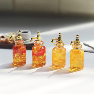 The New Doll's House Botellas en miniatura Simulado Mini tarro de vidrio Fruta Botella de <span class=keywords><strong>vino</strong></span> Micro Shot Props - Product Image 4