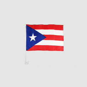 Bandiera Auto di Porto Rico 31,75x45,72 cm, Stampa Serigrafica, 288 Pezzi, 24DZ/CS, Realizzata in Poliestere per Formazione e Team Building - Product Image 2