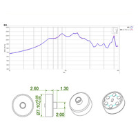 Huayunxin toutes les fréquences 7.10mm, 4ohm, 50mw, basse basse, écouteur électrostatique, diaphragme en graphène, haut-parleur dynamique, unité IEM