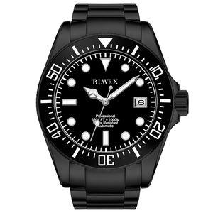 นาฬิกาดำน้ำสำหรับผู้ชาย BLWRX ขนาด 43 มม. ระบบจักรกล สายสแตนเลส กันน้ำลึก 1000 เมตร ระบบอัตโนมัติ หัวเข็มขัดแบบยืดได้ ป้องกันการปลอมแปลง ผลิตในประเทศจีน - Product Image 1