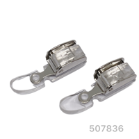 Machine à coudre domestique de haute qualité en fer de Taïwan avec pied presseur pour fermetures éclair, garantie 1,5 an, type de pied inclus, rapport inclus pour l'exportation