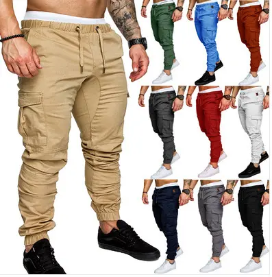 Liu Ming Wholesale Fashion Mens Joggers Casual Skinny Sweatpants Pants Male Trousers