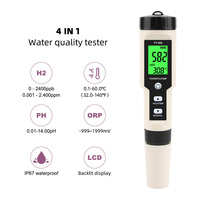Stylo de test de la qualité de l'eau J&R multifonction PH ORP H2 température concentration en ions hydrogène 4 en 1 pH-mètre