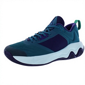 Baskets Chunky Homme Tendance en Maille Respirante à Lacets Rapides, Semelle Plateforme en Caoutchouc pour la Course, la Gym et l'Extérieur, Blanches, Grandes Tailles - Product Image 3