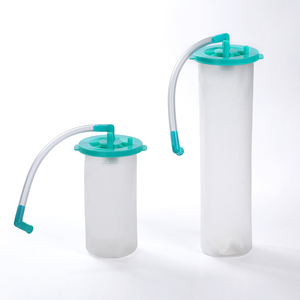 PE katup meluap tas penggaris hisap 2000ml ISO bersertifikat drainase tekanan negatif medis untuk operasi bedah - Product Image 1