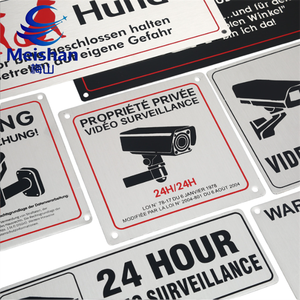 Panneaux d'avertissement gravés et sérigraphiés en acier inoxydable personnalisés Deson avec forme personnalisée pour tous les appareils mécaniques - Product Image 2