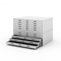 Microscope Steel Slide Storage Cabinet