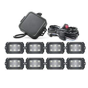 Off-Road LED Underglow <b>Lights</b> 12V RGB Remote Control IP65 Dimmable Plastic Body <b>Rainbow</b> Effect Boat Truck Car - Product Image 1