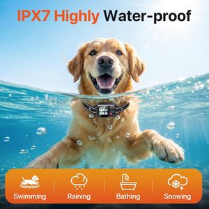 Lcy ljgy Wireless <b>Dog</b> Fence <b>Collar</b> Zf500 Gps Rechargeable Adjustable Range For Small Medium <b>Large</b> <b>Dogs</b> - Product Image 6
