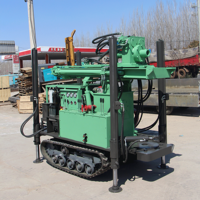 Máquina Perforadora Neumática de Pozos de 200m con Motor Diésel para Pequeñas Construcciones, con Bomba de Engranajes y Componentes Principales