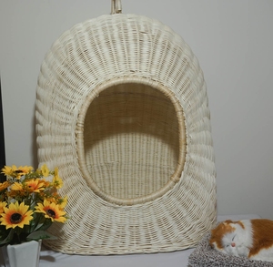 Lits en rotin naturel design pour animaux de compagnie/meubles de maison en rotin pour chiens/chats à prix compétitif du Vietnam - Product Image 1