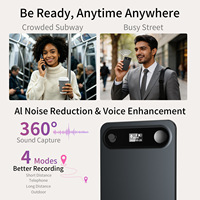 Enregistreur vocal numérique intelligent IA 16 Go avec application, enregistrement audio magnétique pour Plaud Note Pro AI