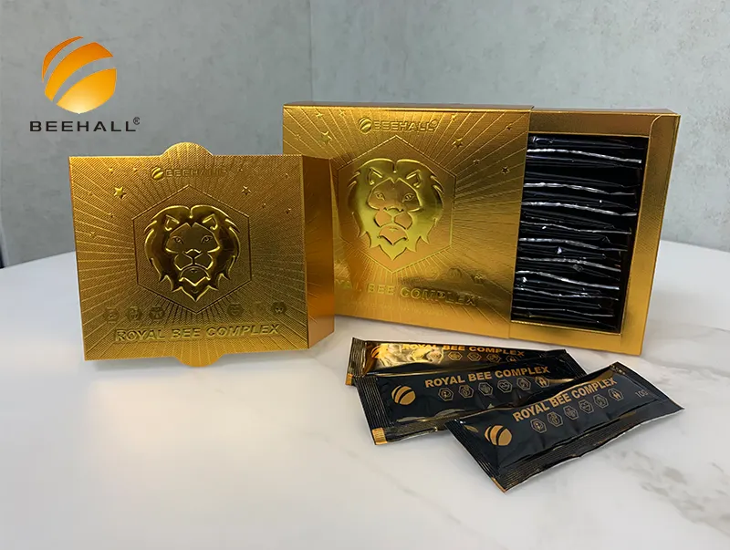 BEEHALL 2024 gaya baru alami organik Royal Bee madu kompleks dengan Ginseng Maca