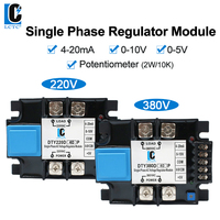 Regulador de Voltaje de Estado Sólido AC LCTC 10A 25A 40A 4-20mA 0-10V 0-5V SSR Monofásico 220V/380VAC Controlador de Potencia Tiristor SDTY
