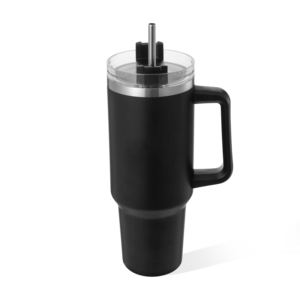 Tasse de voyage durable à double couche <span class=keywords><strong>anti</strong></span>-<span class=keywords><strong>fuite</strong></span> pour boissons froides, <span class=keywords><strong>gobelet</strong></span> de 40oz avec paille et couvercle - Product Image 5