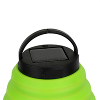 Lanterne de camping portable rechargeable par USB, lampe de tente solaire pliable, lampe de camping à led