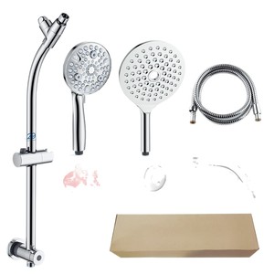 Juego de Ducha con Pistola de Rociado de 10 Funciones, Cabezal de Ducha de Lluvia de 7.48 Pulgadas con Barra Elevadora, Ducha de Mano para Baño - Product Image 5