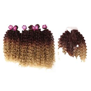 <span class=keywords><strong>Rebecca</strong></span>-rizos de pelo sintético con cierre, pelo trenzado de ganchillo falso - Product Image 5