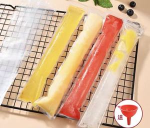 PE Zipper <b>Bags</b> Disposable Food Grade for <b>Ice</b> Lolly Making with Three-Side Seal Design - Product Image 5