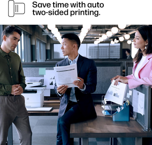 Imprimante multifonction laser sans fil HP 4104DW monochrome et couleur, 42 ppm, A4, tout-en-un avec Wi-Fi, en blanc, électronique - Product Image 4