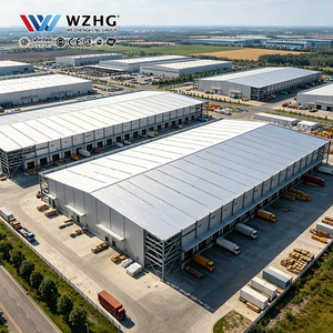 Centro de Logística Galvanizado Resistente al Viento de 100X200 Pies, Resistente a Terremotos, Personalizado, de Alta Resistencia y Larga Duración - Product Image 1