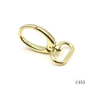 Crochet à œil pivotant, mousqueton à boucle large, fermoir en métal, porte-clés, mousqueton, crochet <span class=keywords><strong>pour</strong></span> <span class=keywords><strong>chien</strong></span>, mousqueton <span class=keywords><strong>pour</strong></span> lanière, accessoires - Product Image 1