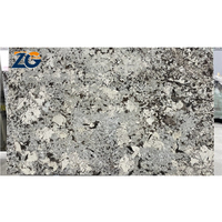 Dalles de granit en tourmaline blanche naturelle ZGSTONE, polies, grandes dalles, table à manger de luxe, plan de travail personnalisé