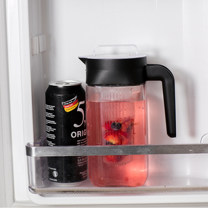 1100ml thủy tinh trái cây & trà truyền nước bình Máy ép trái cây Jug bình bình cho nước với nắp nhựa và xử lý - Product Image 5