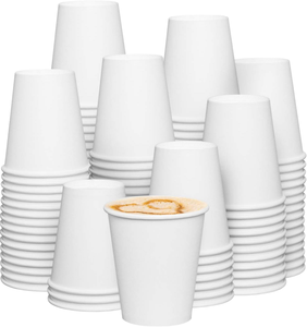 Gobelets à café jetables en papier à double paroi gaufrés de qualité supérieure, biodégradables, avec logo personnalisé, contenants isolés pour boissons chaudes - Product Image 1