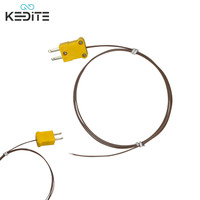 Sondas de termopar de alta precisión con cables de detección de termopar tipo K