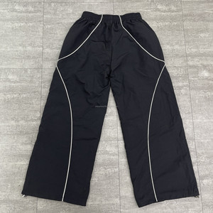 Custom Clothing Manufacture Baggy Piping Windbreaker Sweatsuits 2 Piece Set Lightweight Oversized Plain <strong>Tracksuits</strong> for Men - Product Image 4