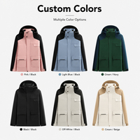 Veste d'hiver 3-en-1 détachable pour homme et femme, nouveau design, avec logo personnalisé, doublure polaire, fermeture éclair, coupe-vent, pour la montagne et les activités de plein air