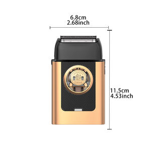 KEMEI KM-t409 <span class=keywords><strong>Rasoir</strong></span> électrique rechargeable pour <span class=keywords><strong>tête</strong></span> <span class=keywords><strong>chauve</strong></span> 2000mAh Acier inoxydable 2 lames 8000RPM Moteur sans balais <span class=keywords><strong>Rasoir</strong></span> à barbe pour hommes - Product Image 2