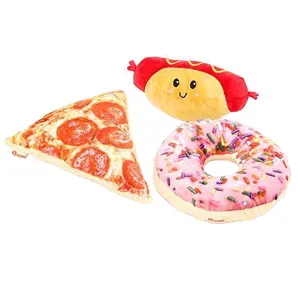 Piza hotdog donut peluş oyuncak