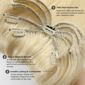 Extensiones de Cabello con Clip Tipo Pulpo, 100% Cabello Humano Virgen, Trama Única, Cutícula Alineada, Extensiones con Clip Tipo <span class=keywords><strong>Araña</strong></span> - Product Image 5