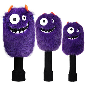 En gros Protège-têtes de club de golf en peluche douce, motif animal (chien), accessoires pour driver - Product Image 3