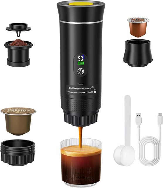 Factory Patent Water Heating Function 3in1 Portable Espresso Machine