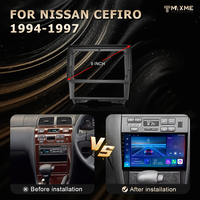 Maisimei fabrika toptan araç DVD oynatıcı çerçeve NISSAN CEFIRO Matten siyah 1994-1997 kablo ile 9 inç LHD RHD