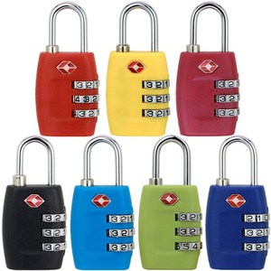 TSA Koper Mini 3 Digit Kode Gembok, Koper Koper Bagasi Mini, Kata Sandi, Kode Logam, Kunci Kode Gembok - Product Image 2