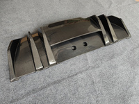 Utilisé pour Audi R8 Fibre de carbone aileron arrière diffuseur de pare-chocs arrière lèvre arrière V-style diffuseur en fibre de carbone Kit de carrosserie
