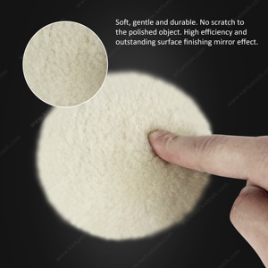 تصنيع <span class=keywords><strong>3</strong></span> "100% ضمادة صوف هوك و حلقة قبضة التلميع سادة ل مجمع قطع و تلميع للسيارات ، البحرية و إيبوكسى - Product Image 6