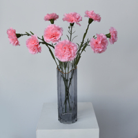 Vente en gros de tiges de fleurs de carnations artificielles pour la décoration
