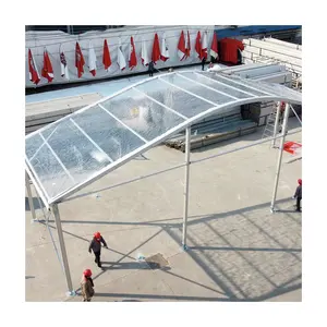 Nieuwe Stijl Buiten Grote Sporttent Aluminium Frame Luifel Opblaasbare Tentoonstelling Evenement Tent