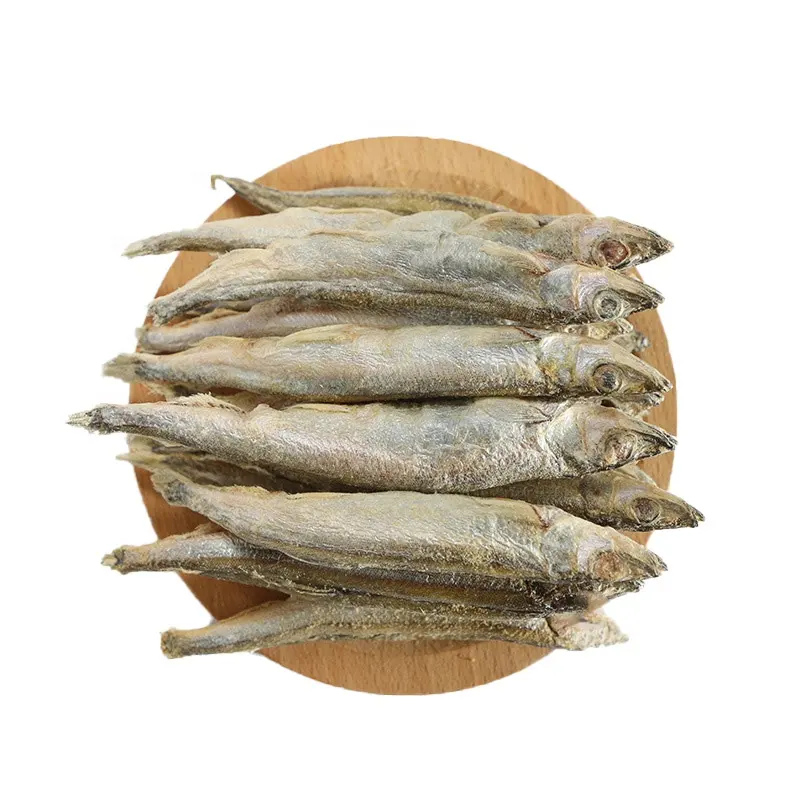 OEM-Fabrik 100 % natürlicher getrockneter Fisch gefriergetrocknetes Haustierfutter Capelin Großhandel Hundeschmacks Katzenlecker